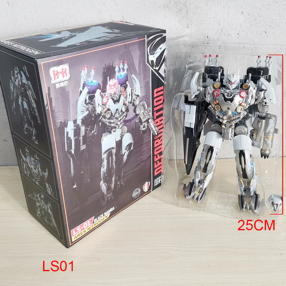 BMB Ghost Aircraft LS-01 Transformation Toys Robot Ares Nitrogen Zeus LS01 Decepticons   Deformation Figure