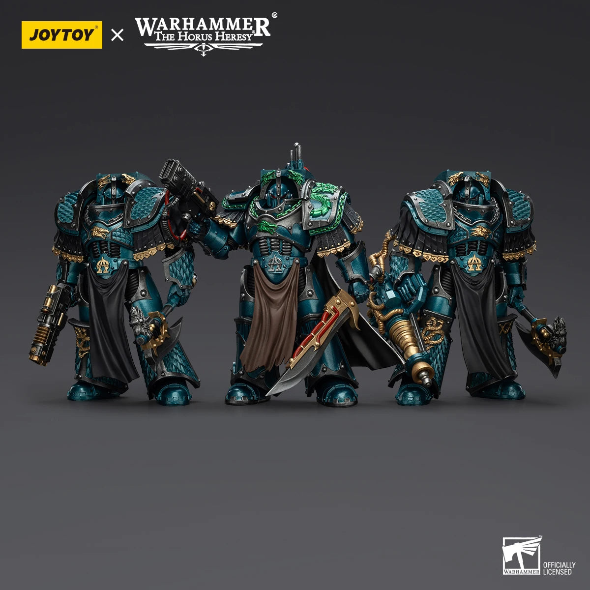 JOYTOY Warhammer 30K Alpha Legion Action Figure 1/18 Alpha Legion Alpharius Anime Figure Articulated Joints Collection Model Toy
