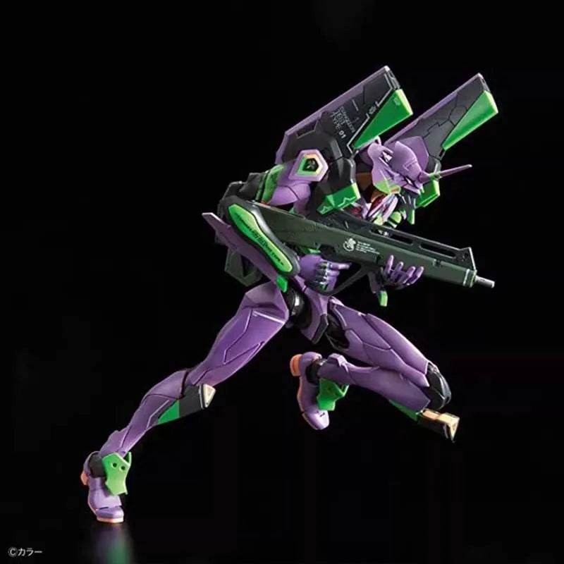 Bandai Evangelion Model Kit RG EVA Unit 00 02 Mark 06 03 Action Figure Building Kit Collectibles Anime Figures Toys For Boy Gift