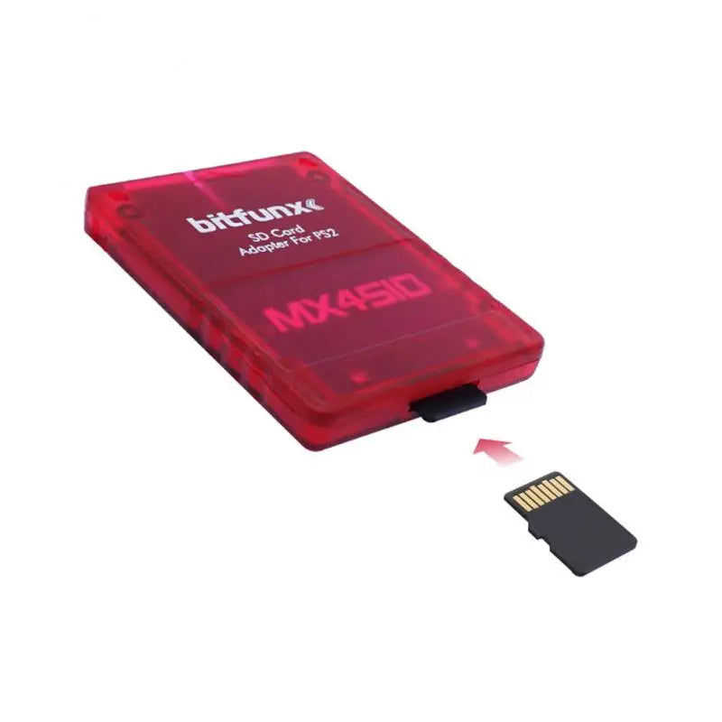 Multifunctional Memory Card Adapter for PS2 MX4SIO SIO2SD Portable Card Reader for PS2 Game Consoles + 32MB 64MB FMCB Card