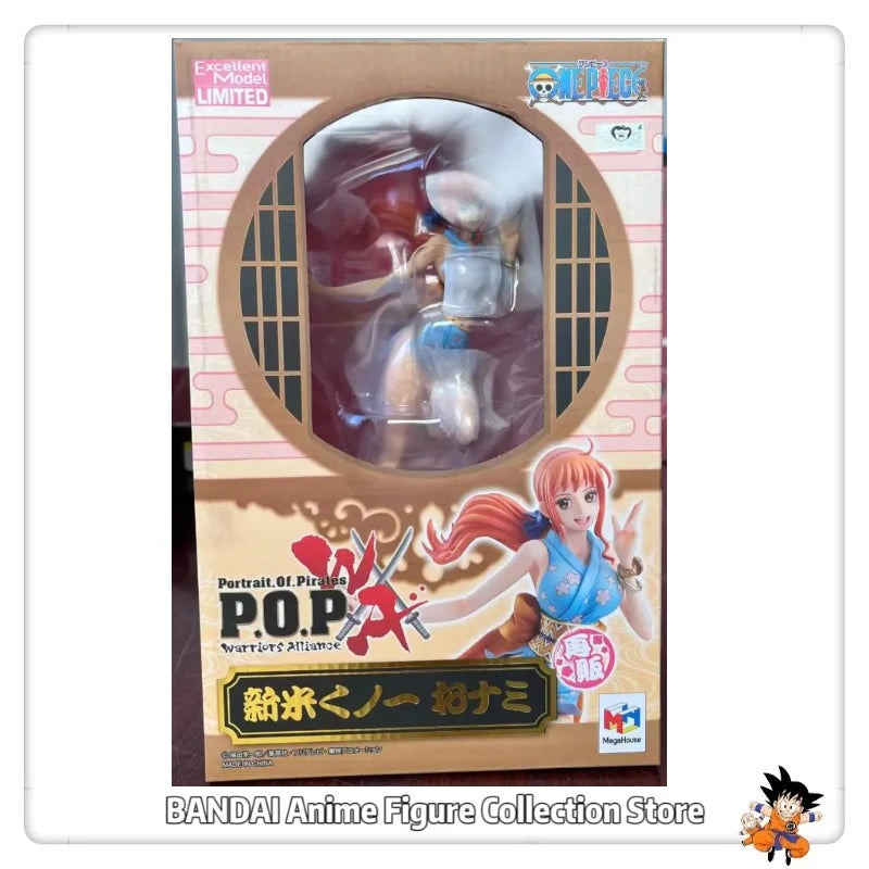 Original MegaHouse Portrait of Pirates "Warriors Alliance" One Piece New Essential Kunoichi Onami Anime Figures Model