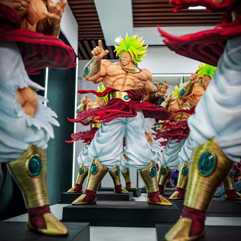 JT Toys Dragon Ball Figures Broly Figurine Super Saiyan Broli Figures Desktop Decoration Statue Collection Pvc Model Gift