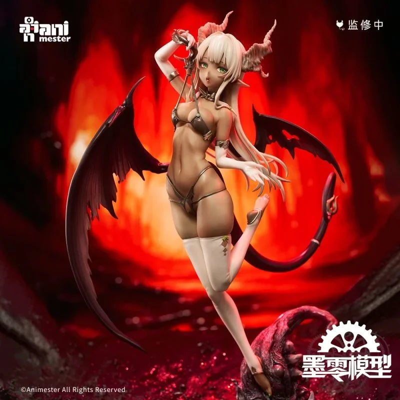 Original Animester 1/7 Little Devil Moemoeko 29cm PVC Hentai Anime Actionfigur Modell Sammlerstück Ornament Spielzeug