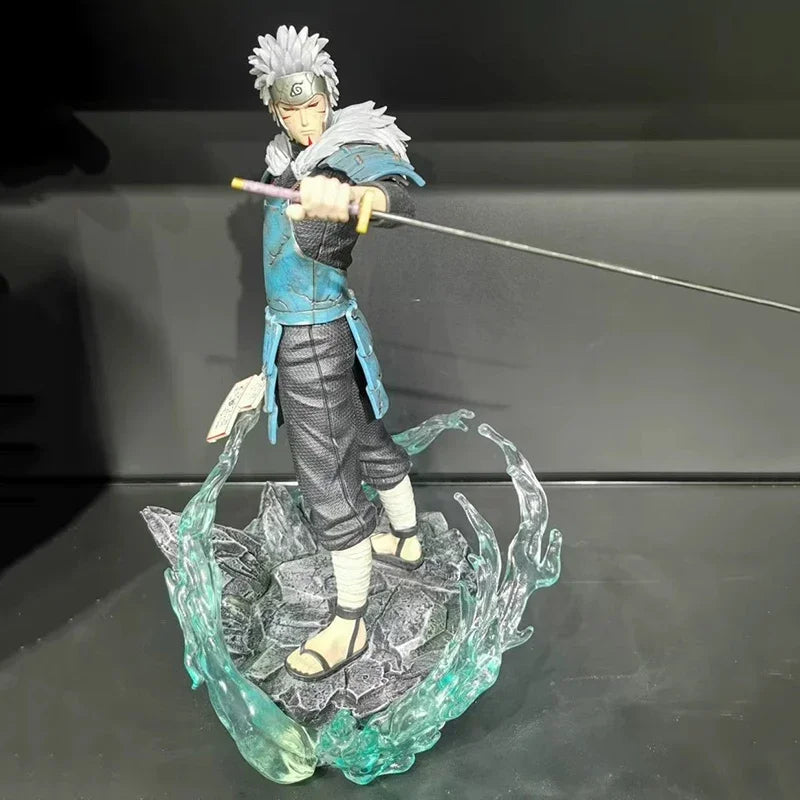 36 cm Anime Senju Tobirama Figur Naruto Actionfiguren PVC Modellsammlung Peripherie Statue Spielzeug Desktop-Dekoration Geschenke