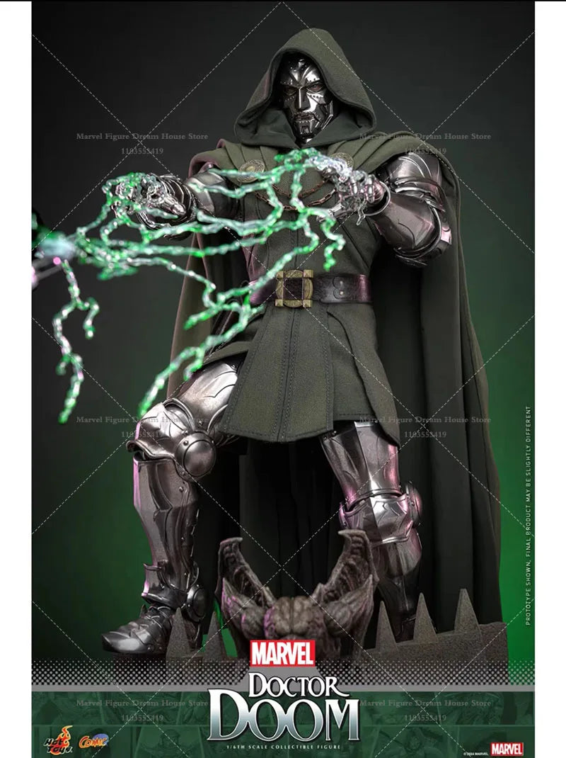 Height About 33.5CM  1/6 Scale Victor Doom 12-inch Full Set Action Figure Soldier In Stock HotToys HT CMS022B Special Edition