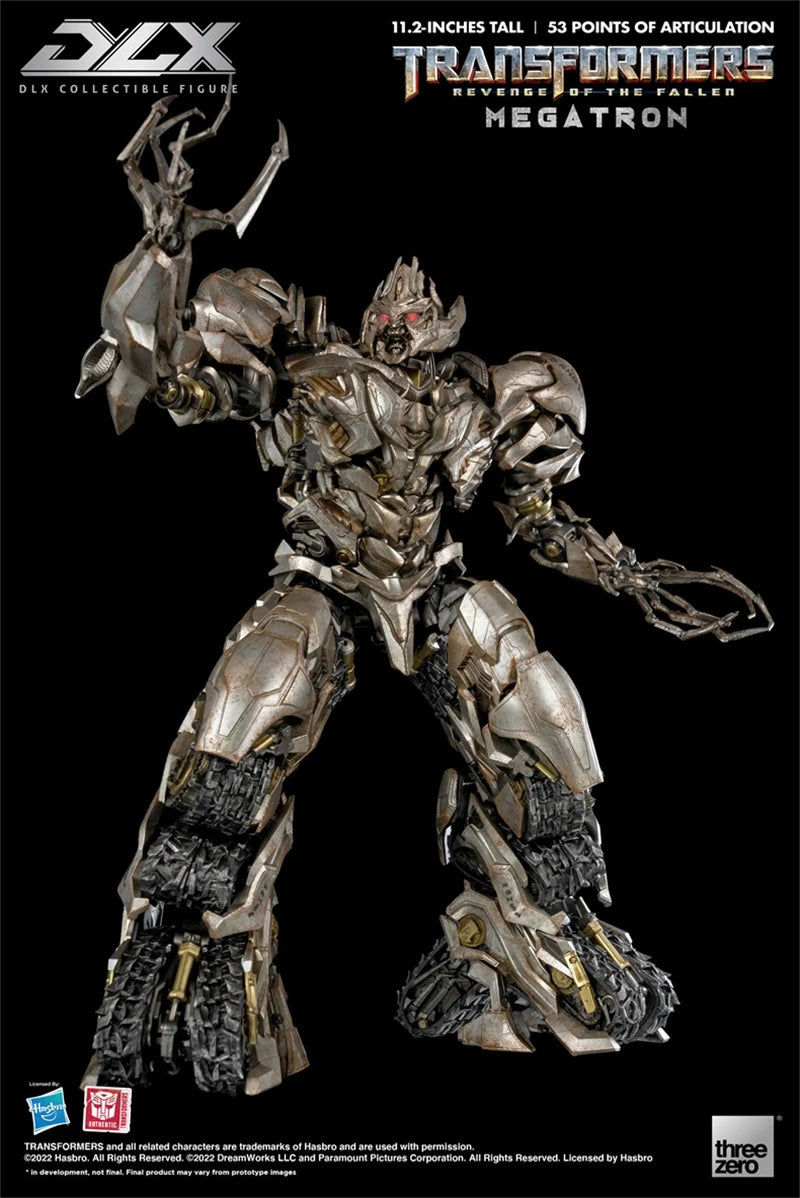 【In Stock】3A Threezero DLX Megatron Revenge Of The Fallen Action Model Transformers Robot Toys Collectible