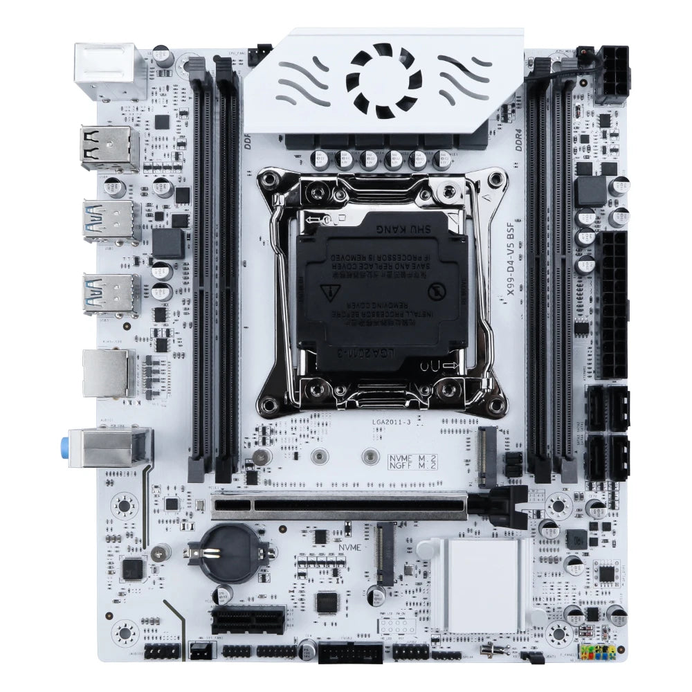SOYO X99 Motherboard Set With LGA2011-3 Xeon E5 2650 V4 CPU DDR4 16GB (2*8GB) 2133MHZ RAM Memory NVME M.2 SATA C612 Chipset