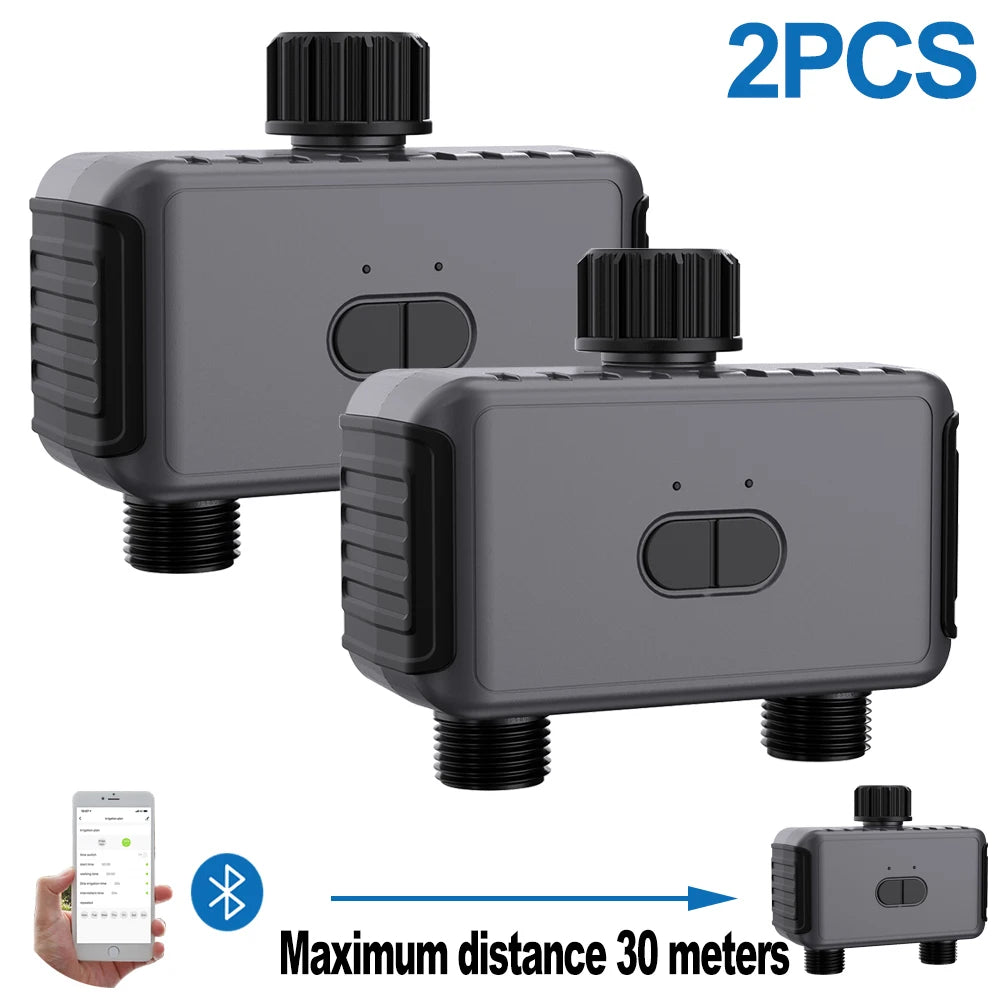 Smart Watering Timer IP55 Bluetooth WIFI Garden Automatic Irrigation System Drip Sprinkler Controller Valve Smart Life Tuya