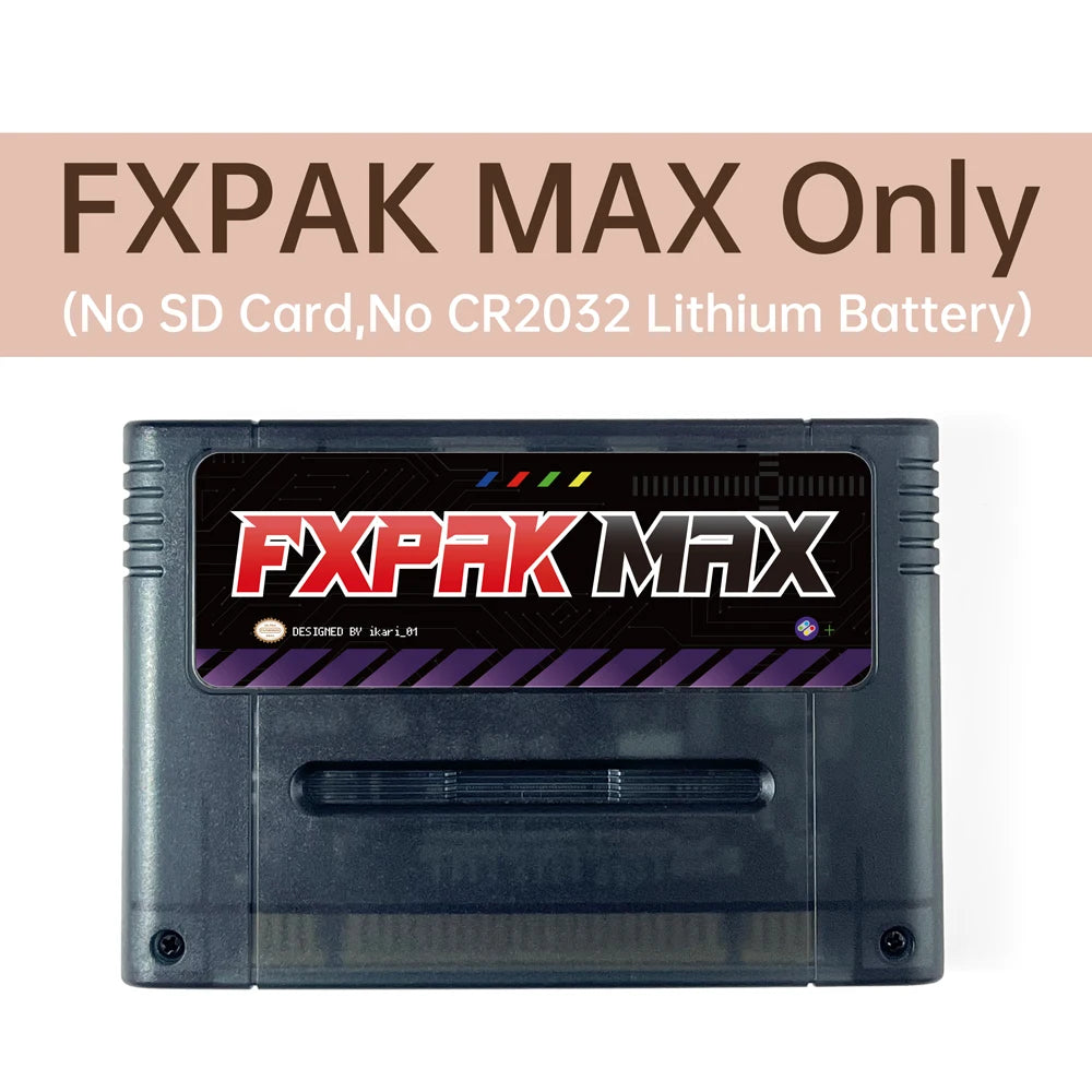 Latest FXPAK PRO MAX Firm1.11.0 For SNES NSTC/PAL Retro Console SFC Card Up To 200G RCT With Cyclone IV Hardware Game Everdrive