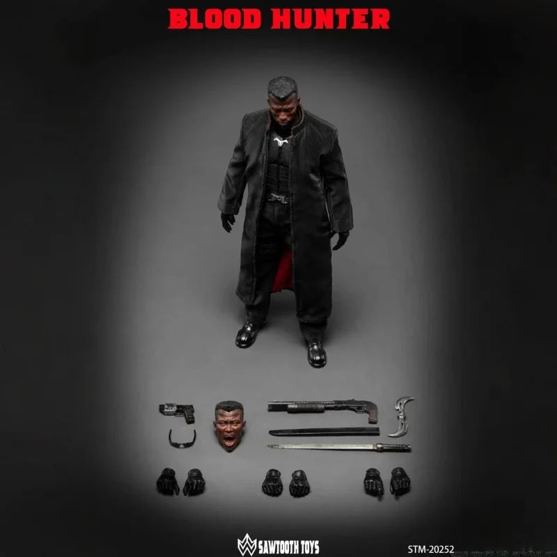 Sawtooth Toys Blood Hunter Action Figure STM20252 Original PVC Collectible Model Full Set Movable Joint Toy Gift Desktop Decor