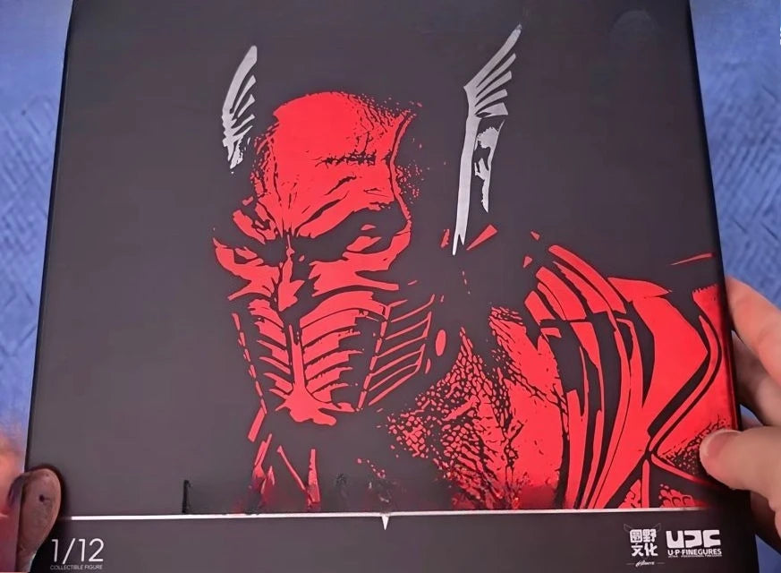 In-stock Yuan Ye Culture Quality Made Dark Night Metal Red Death Demon Red Grim Reaper 1/12 Poseable Figure Collectible Gift