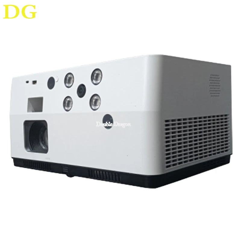 Short Throw & Long Throw 3LCD Laser Projector with Infrared Shooting Game Guns – 4000 Lumens, Android RK3576, Long-Life Laser
