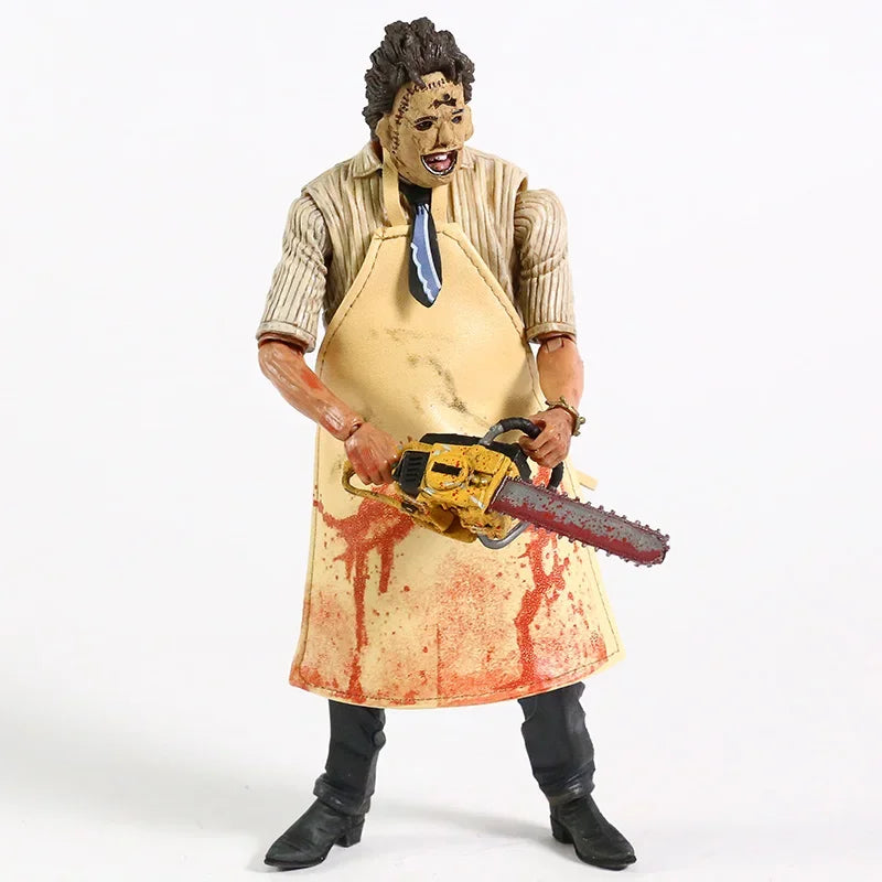 NECA Leatherface PVC Actionfigur Sammlermodell Spielzeug 7" 18cm
