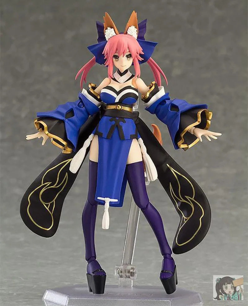 Original Max Factory figma 304 Fate/Extra Tamamo no Mae Caster figure 14CM Anime Action figure Model Toy Fan benefits
