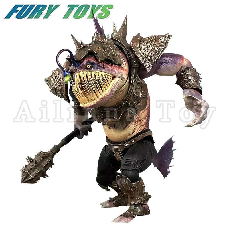 Fury Toys 1/12 7nches Action Figure The Record of the Mountain and Sea Demon God Lantern Fish Anime Toy