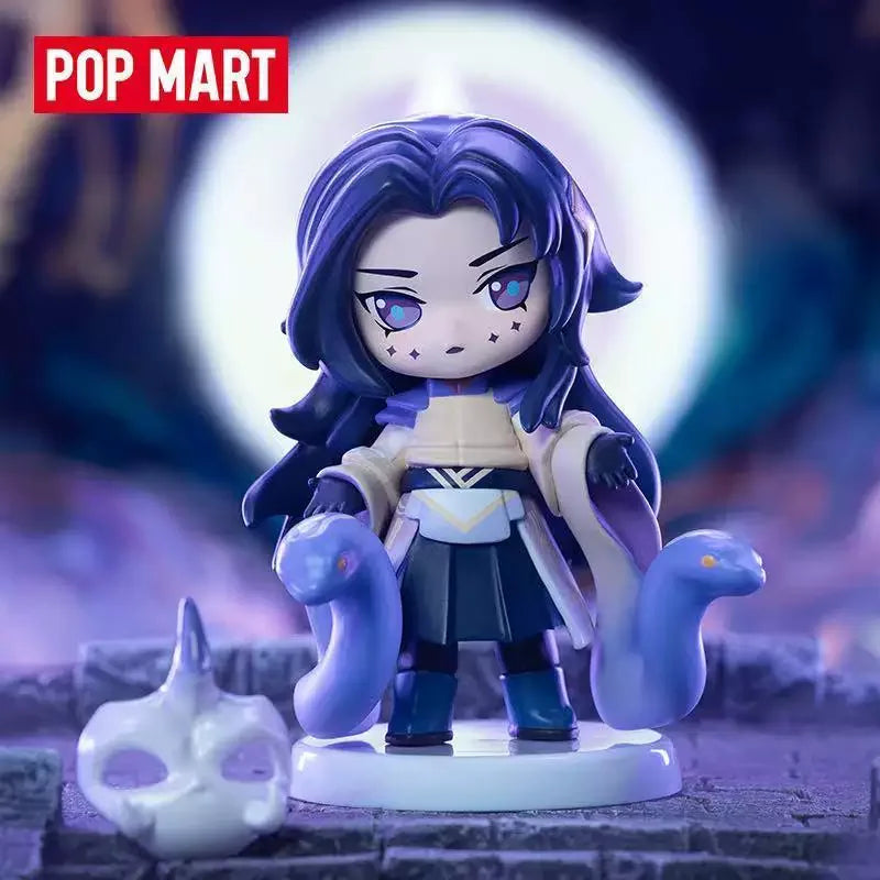 Authentic POPMART Onmyoji Series Blind Box Figure Chic Collector's Item Desktop Accent Premium Present for Onmyoji Devotees
