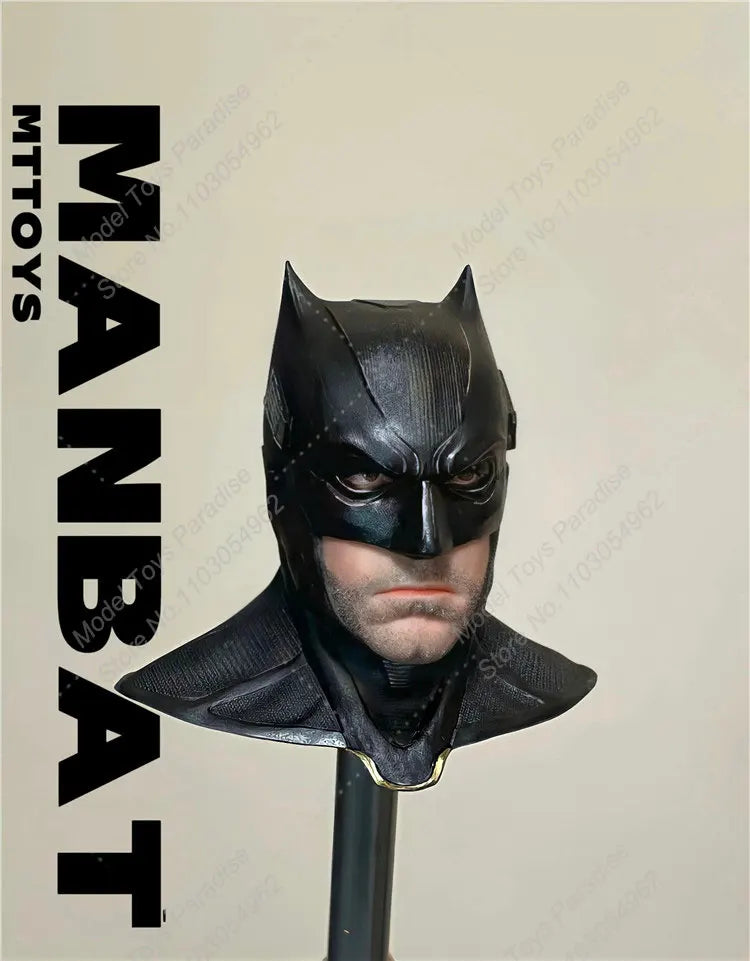 MT TOYS MT004 1/6 Men Soldier Batman Head Sculpt Super Hero Head Carving Fit 12inch Action Figure Body