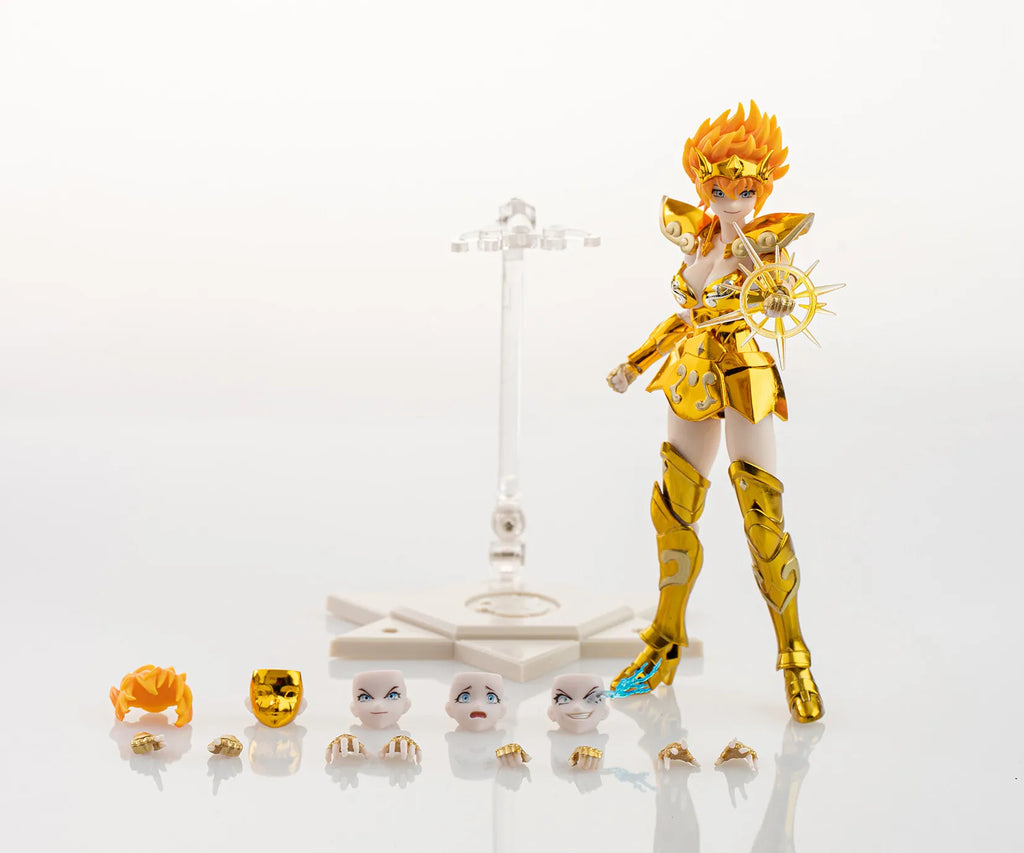 In-Stock Great Toys Saint Seiya Myth Cloth EX Holy Contract Female Leo Sandy Action Figure Knights of Zodiac GT Toys Gifts