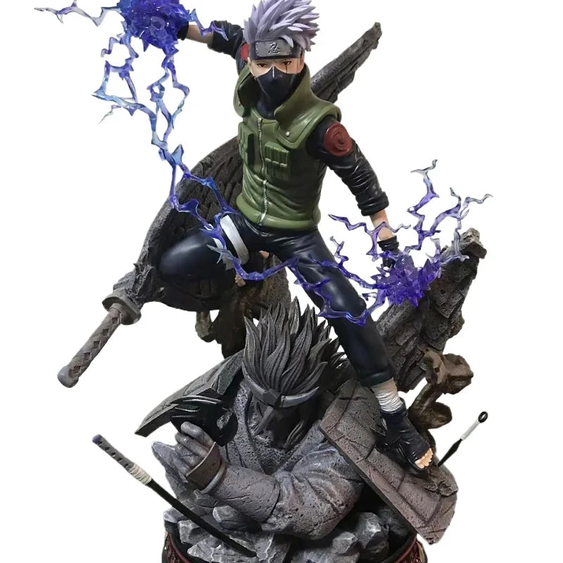 30cm New Naruto Anime Figure Hatake Kakashi Perimeter PVC Model Collect Statue Desktop Decoration Ornaments Birthday Gifts Toys