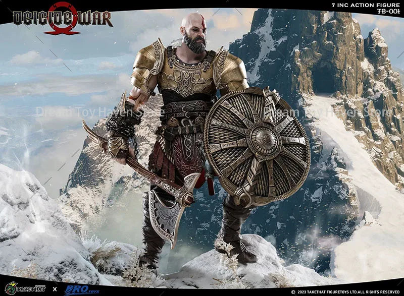 Deluxe Edition TAKETHAT Brotoys TB001 1/12 Scale Male Soldier Kratos God Of War 7Inch Action Figure Model Collectible Dolls