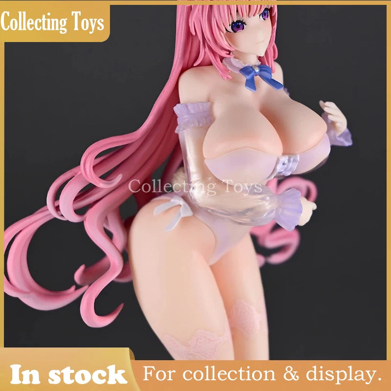 In Stock Dorothy Bunny Girl 1/7 Scale Pink Hair Anime Model Pvc Action Figure Desktop Decoration Collectible Gift For Collectors