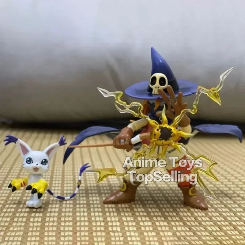 3.5-11.5cm Anime Figure Digimon Adventure Figure Wizarmon and Tailmon Figures Model PVC Action Figure Boys Toys