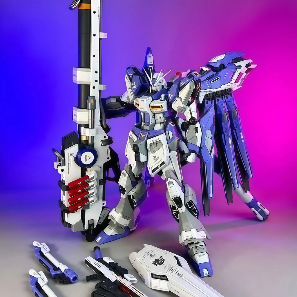 In Stock V-TIGER VT01 Hi-V Assembly Model 1/100 Toys RX-93-v2 YUJIAOLAND Hi-V GK Pre-coating Alloy skeleton model The 2/3 batch
