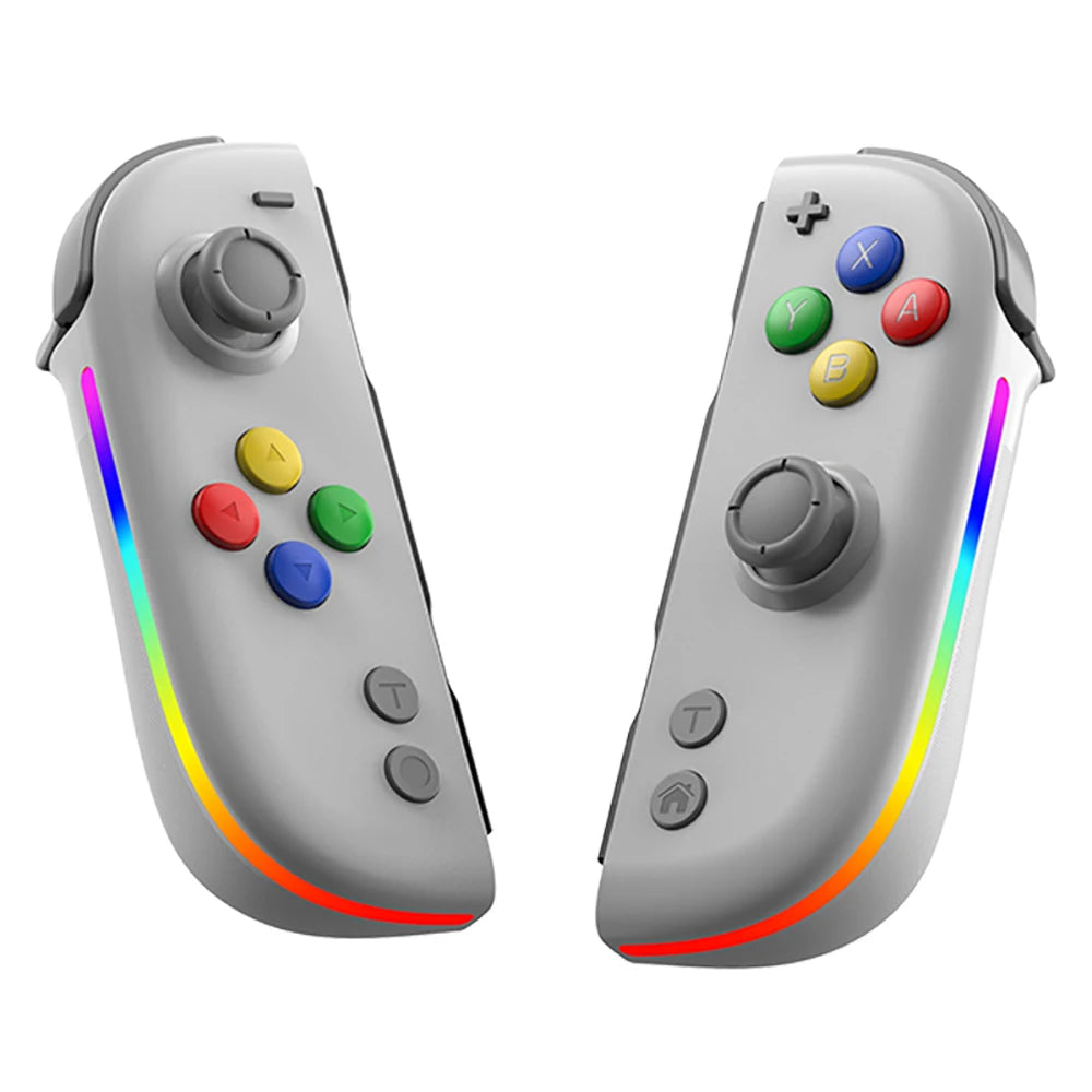 JOY 05 Wireless Bluetooth Game Joystick For Nintendo Switch L/R RGB Lights Controller Wake Up Montion Sensing Gamepad Joycon
