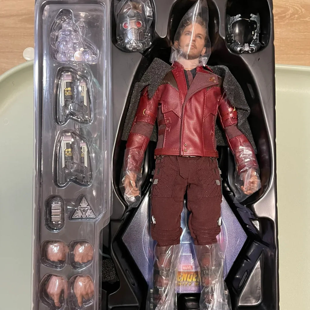 Original Hottoys Ht Mms539 Anime Figure Chris Pratt Star Lord Peter Quill Star Lord 3.0 Model 1:6 Full Set Collection Model