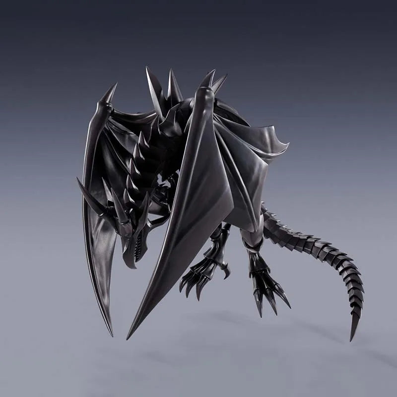 Bandai Authentic Yu Gi Oh Anime Figure SHM Red-Eyes Black Dragon High Poseability Collectibles Action Figures Toys For Boys Gift