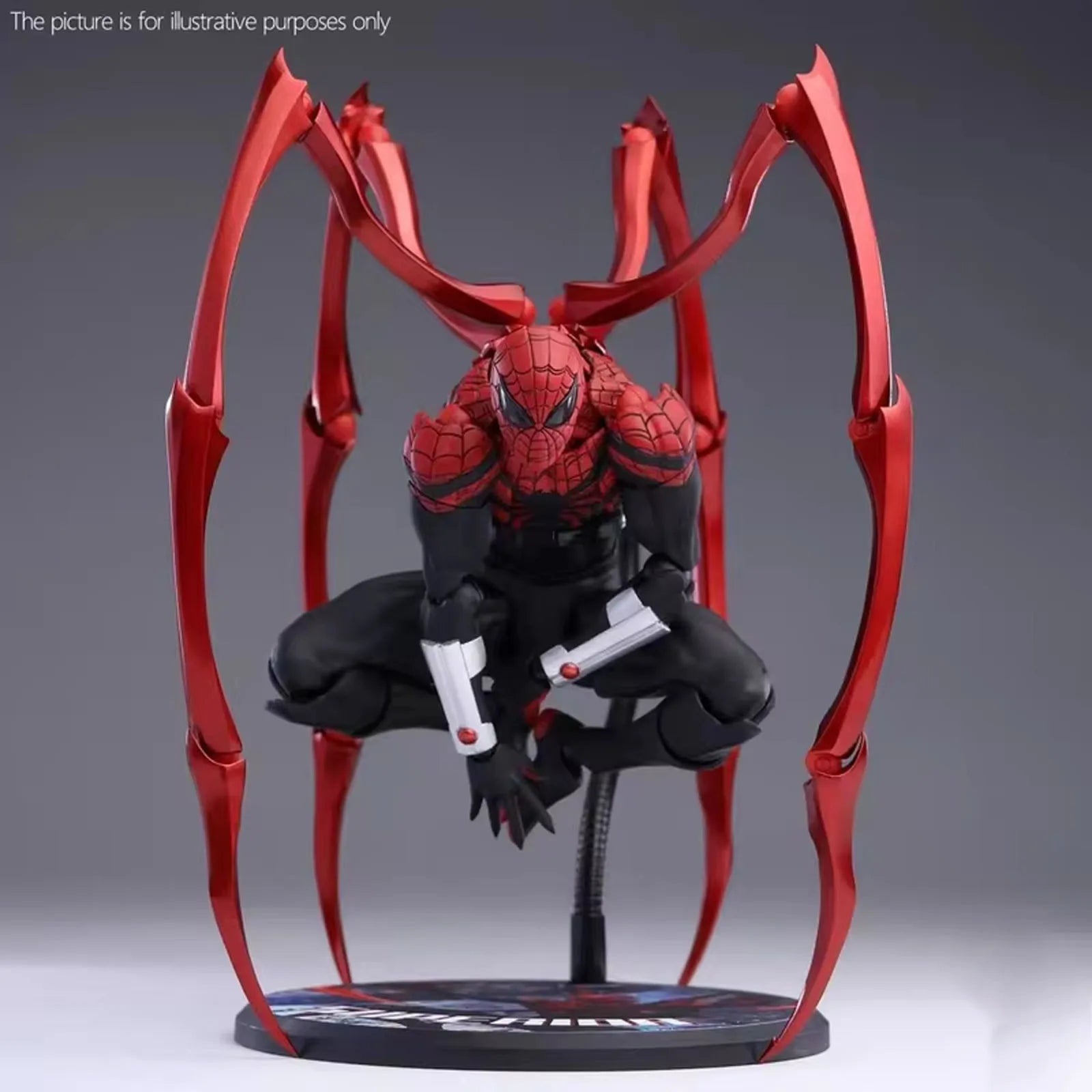 Mess Toys 16cm Ultimate Spider Man Articulat Action Figure Miles Morales Black Red Suit Model Collect Desktop Ornament Toy Gifts