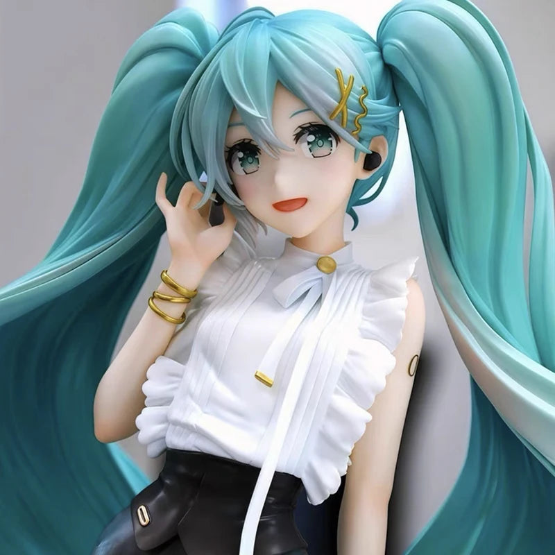 New High Quality 27cm Hatsune Miku Nt Style Casual Wear Vervocaloid Collections Model Toy Figures Fashion Birthday Gift ﻿