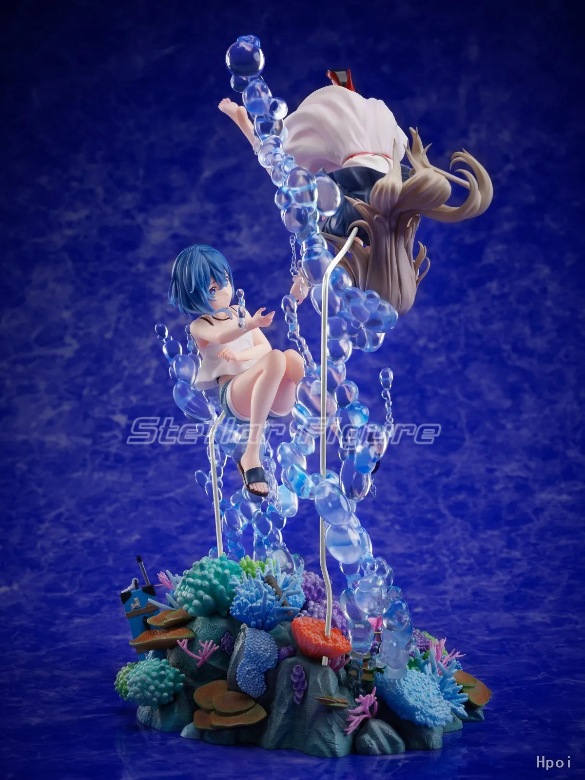 【TM】In Stock F:NEX Shirasa's Aquarium Miyazawa Fuuka Misakino Kukuru 1/7 Scale Figures Model Collection Gift