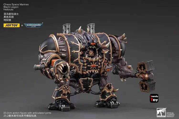 【JOYTOY】Warhammer 40K Chaos Space Marines Black Legion Helbrute 1/18 Action Figure Toys