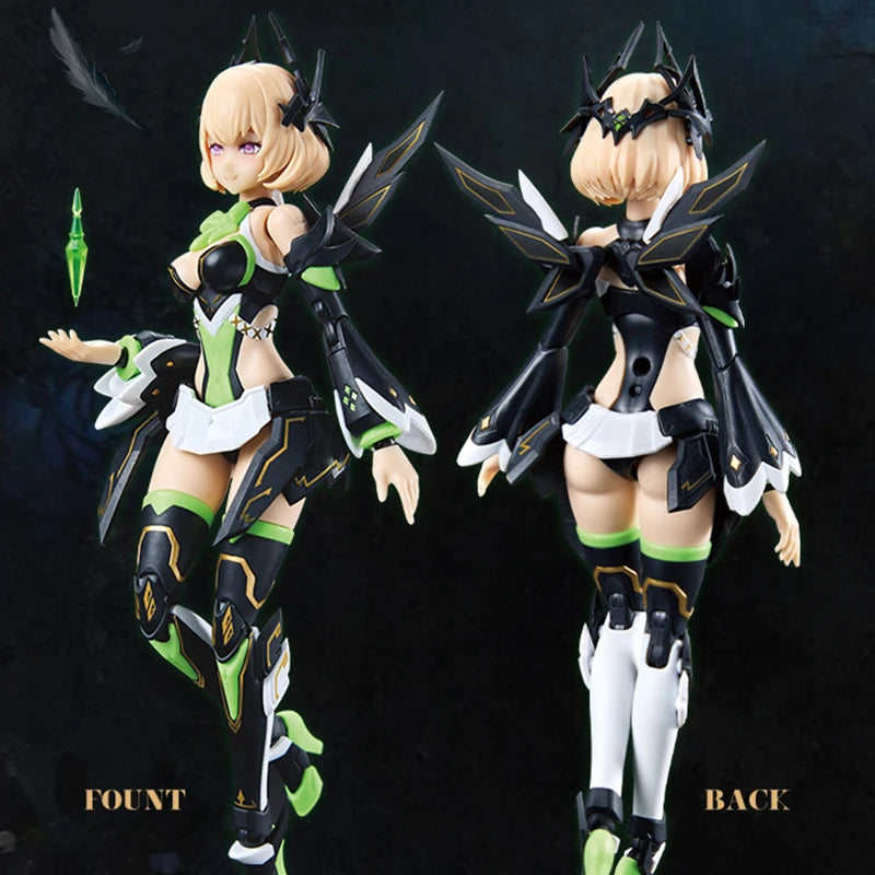 Genuine Jianghunji 1/12 Seven Deadly Sins, Envy Themed Guochao Mecha,hot DIY Mecha Girl Assembly Kit  Hobby Assembly Collectible