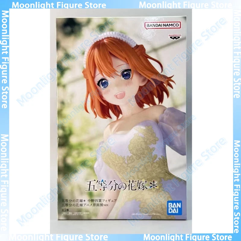 In Stock Bandai BANPRESTO Nakano Ichika Nakano Itsuki Nino Miku Yotsuba Wedding Dress Anime Action Figure Toy Model Collection