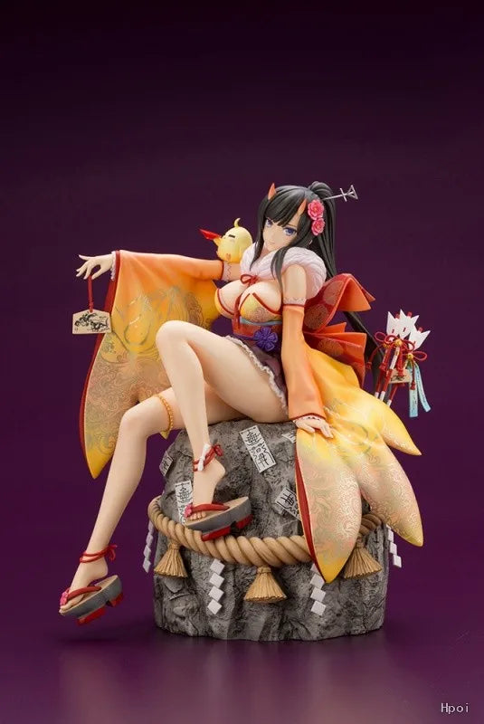 In Stock Original KOTOBUKIYA Azure Blue Route Dragon and Phoenix Phoenix Dance New Year 1/7 Action Figures Models Toys Gifts