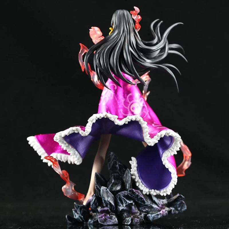 Japan Anime One Piece Boa Hancock 26.5cm Glowing Statue Figure - Love Heart Effect Model Collectible Desktop Decoration For Fans