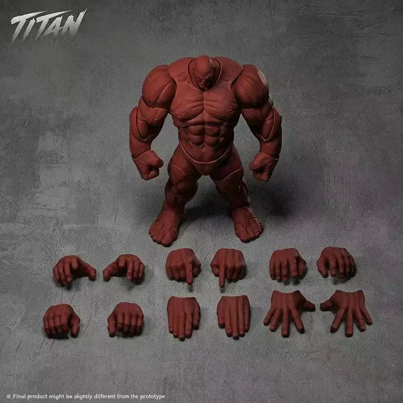 Wind Toys Titan Action Figure 1/12 Super Movable Muscle Body Anime Figures Collectible Model Statue Desktop Ornaments Toys Gifts