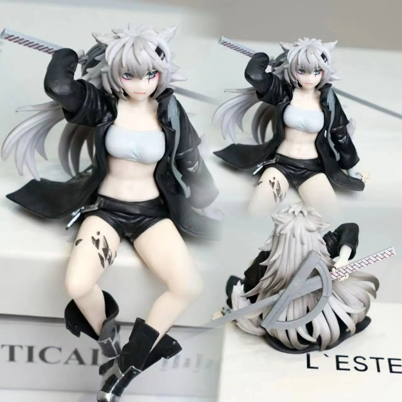 15Cm Furyu Arknights Figure Amiya Lappland Noodle Stopper  PVC Anime Kawaii Action Figures Collection Model Statue Kid ToyGifts