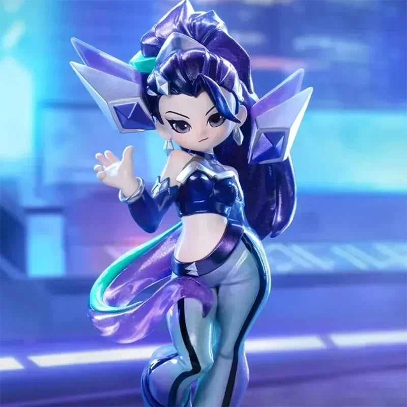 POP MART K/DA ALL out Series League of Legends Blind Box - Kawaii Anime Фигурка Изненада Мистериозна Колекция Кукли