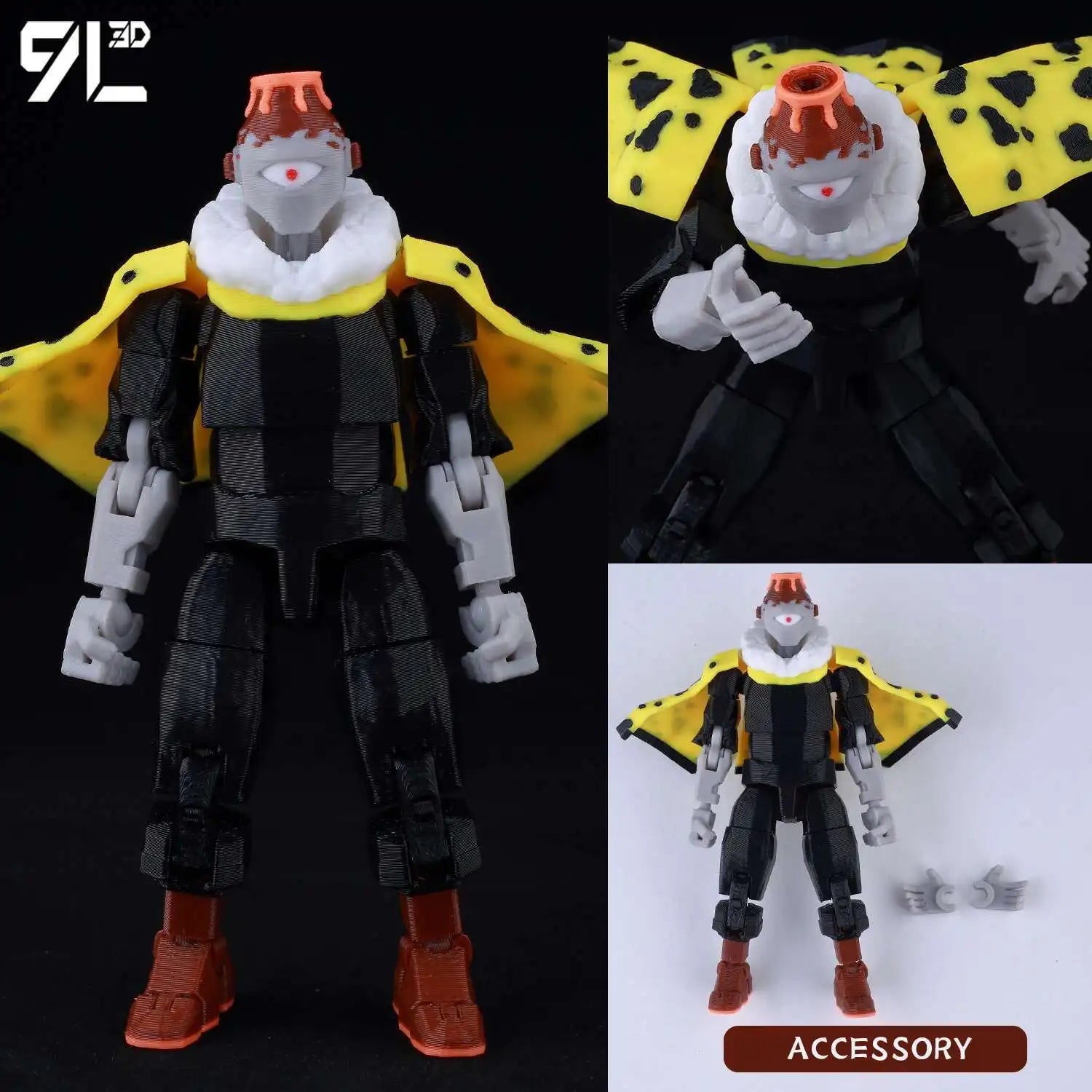 9L3D Titan13 Actionfigur für Kinder, 3D-gedruckt, Stressabbau, Dekompression, Geburtstagsgeschenke, Titan13 Anime-Figur, Sammlerstück