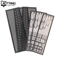 3Pcs 17*5cm PVC Dust Filter Universal DIY Shield Back Plate For Computer Chassis I/O