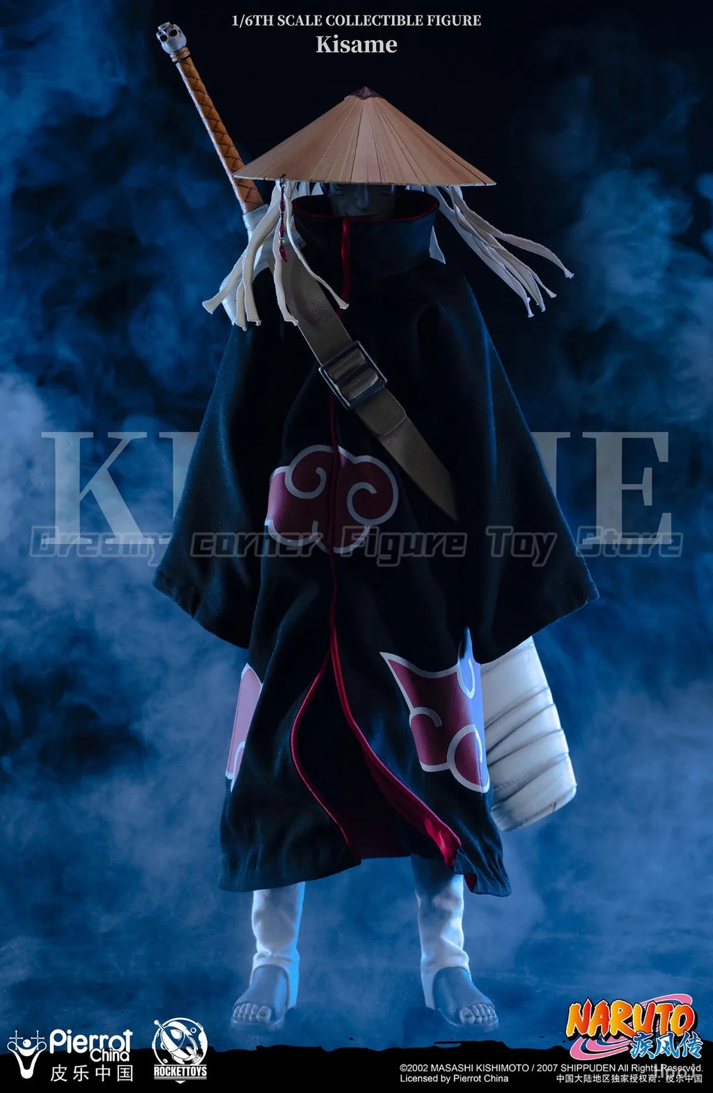 【In Stock】Original RocketToys ROC-007 NARUTO Shippuden Hoshigaki Kisame 1/6 Action Figure Model Toys