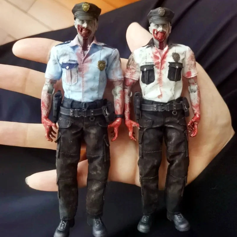 In Stock 1/12 Genuine Patriot Studio Resident Evil Police Officers Jack Clausa Moths Zombie Action Figures Collection Fan Gift