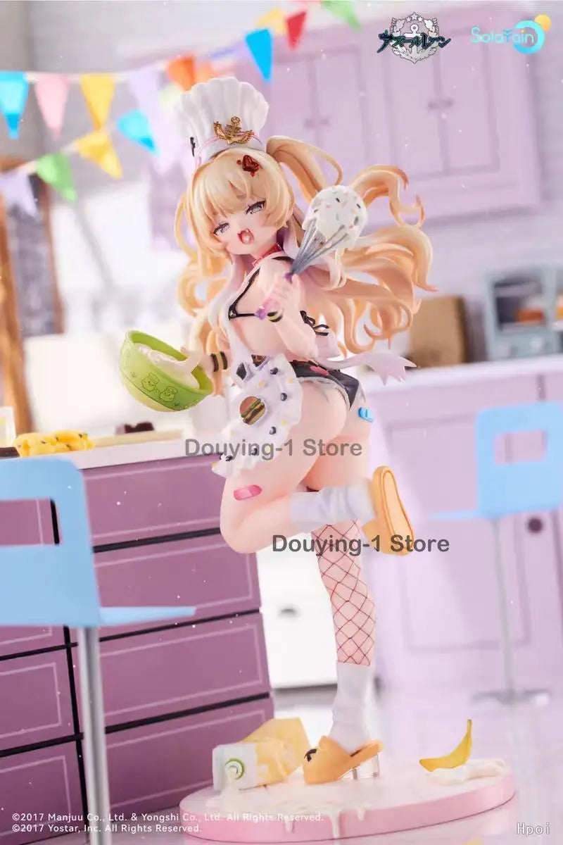 In Stock Original Azur Lane Solarain 1/7 PVC 27cm Betty Pastry Chef Ver. Game Peripheral Action Figure