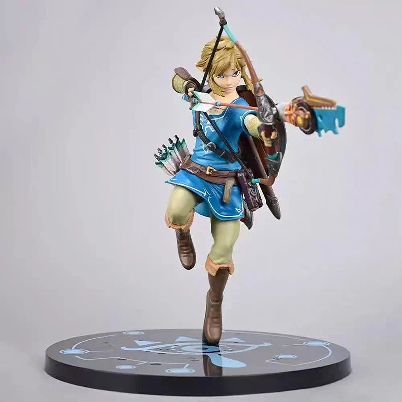 Anime Dark Souls Figure Action Glowing Sword Bonfire Statue The Legend of Zelda Link Figure Master Sword Model Collectible Toys