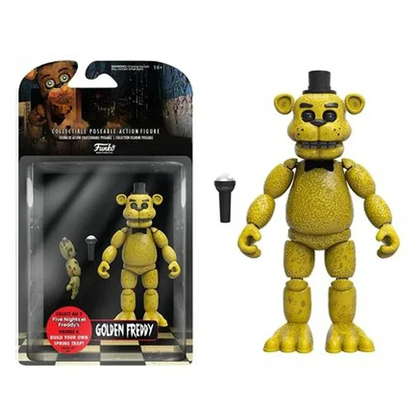 Sundrop FNAF Figures SUN & MOON Joker Freddy Bonnie Foxy Chica Fazbear Bear Action Figure Movable Figurine Dolls Toys