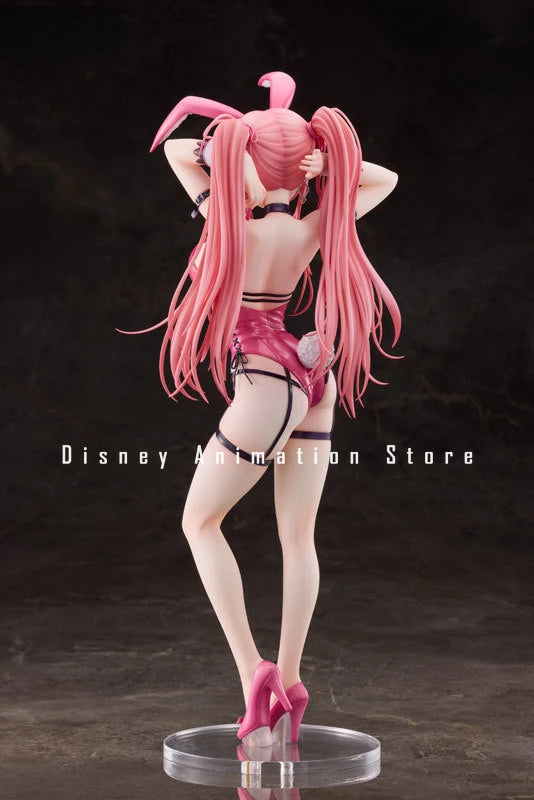 In Stock 100% Original PartyLook Pink Double Horsetail Bunny Girl Anime Figure PVC Action Figures Collectible Model Toy Ornament