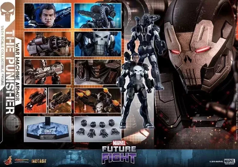 【MT】Hot Toys VGM33D28 "Marvel: Future Fight" Punisher (War Machine Armor) 1:6 Scale Alloy Collectible Doll Movable Figure Toy
